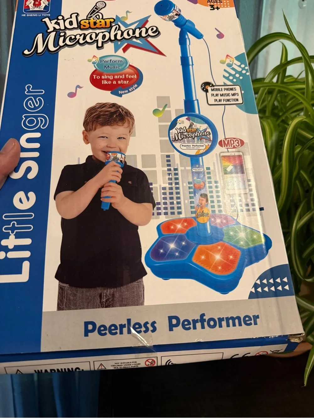 Little Singer Microphone - Blue - Peerless Performer